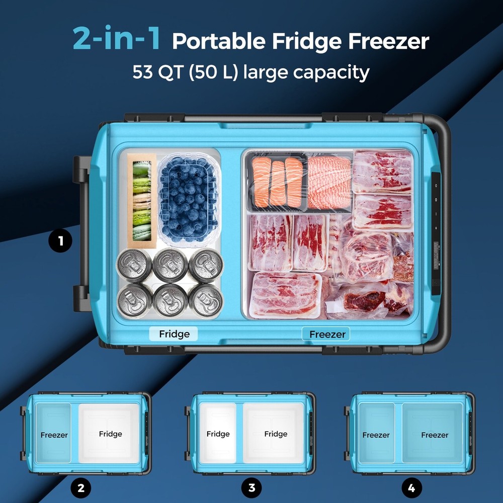 Renogy 53 Quart (50L) Portable Refrigerator Off-Grid
