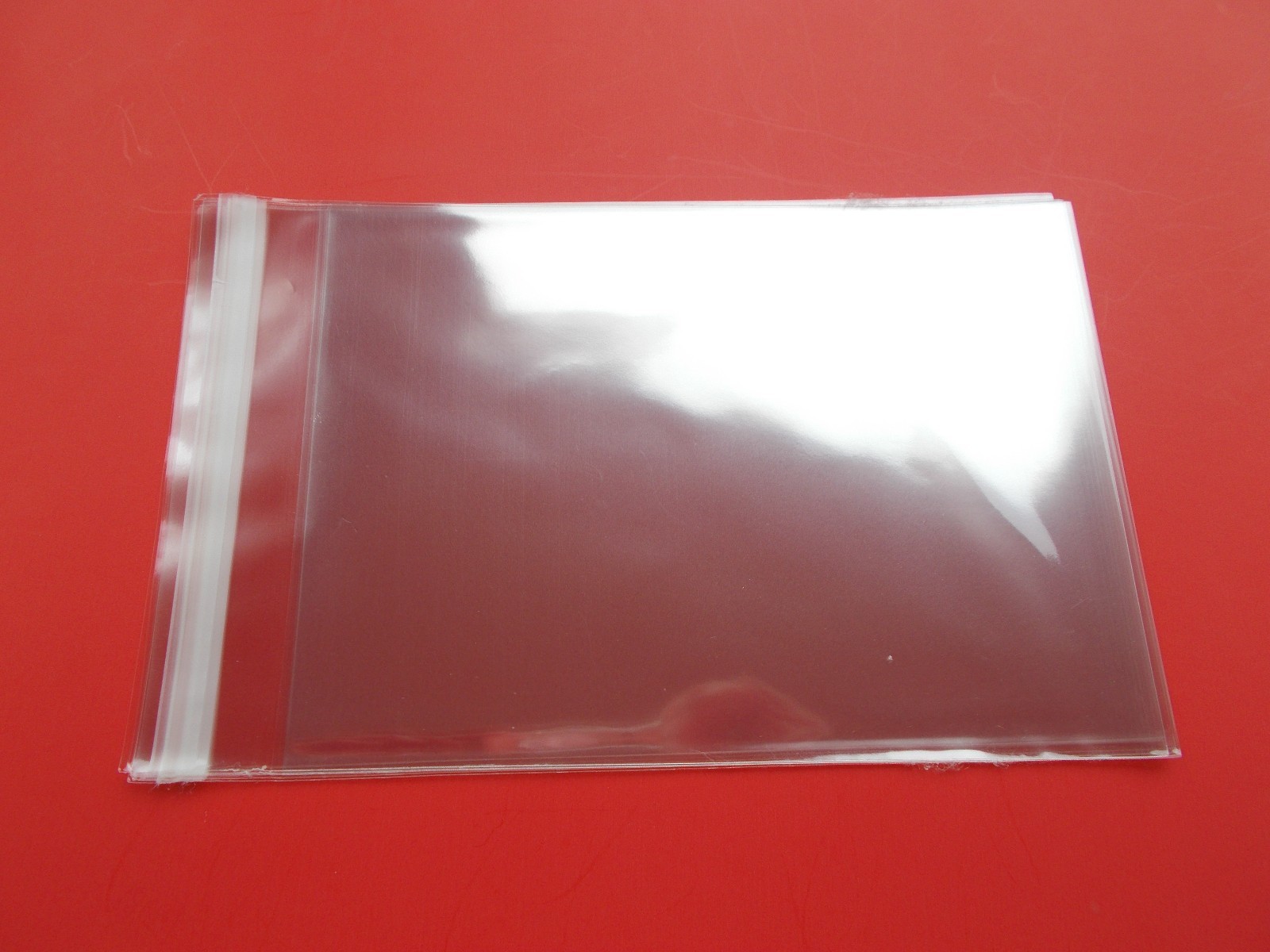 50 A7+ 5.4 x 7.25 Clear Resealable Cello Bag Plastic Envelopes Cellophane Bags