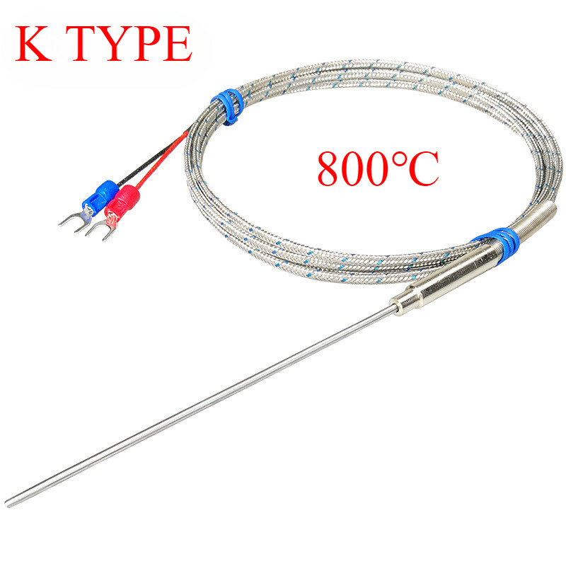K type armored thermocouple temperature sensor thermocouple probe temperature