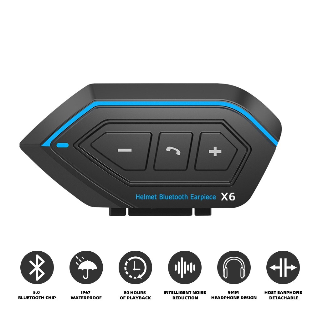 Motorcycle Helmet Headset Wireless Bluetooth Headphone Speaker Hands-Free