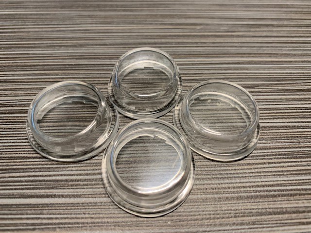 Onewheel XR Plus V1 - 4 Clear Silicon Power Switch Button Caps Covers Plugs