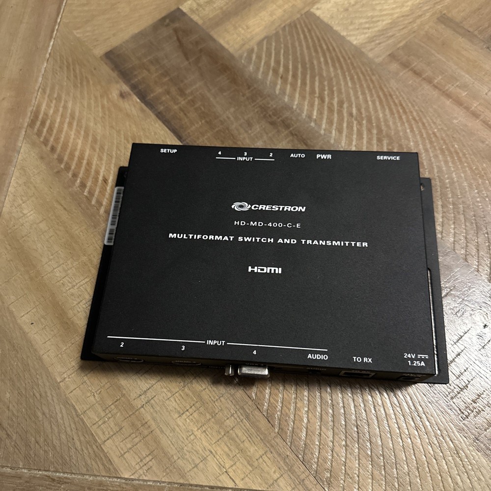 Crestron HD-MD-400-C-E HDMI Multiformat Switch And Receiver/Transmitter -Tested