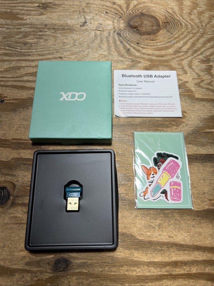 XDO 5.3 Bluetooth Adapter MODEL BT531 Green