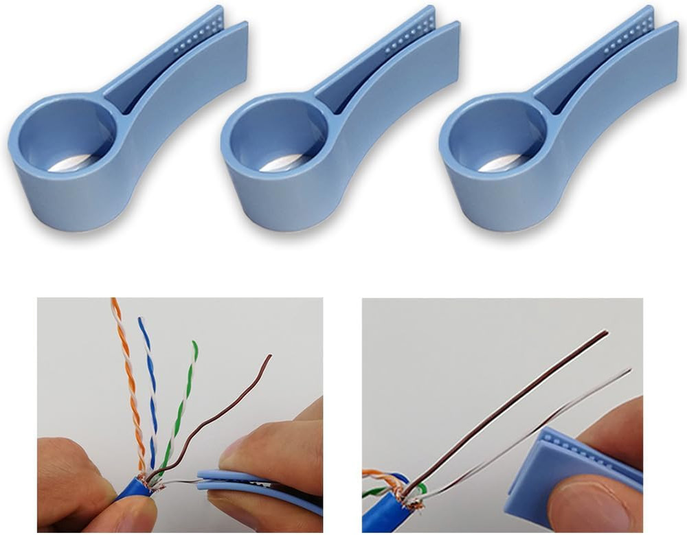 Network Cable Untwist Tool, Engineer Wire Straightener for Cat5/Cat5E/Cat6/Cat7