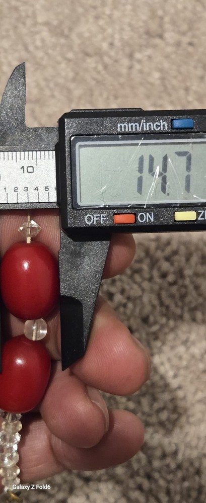 Antique cherry Bakelite Beads