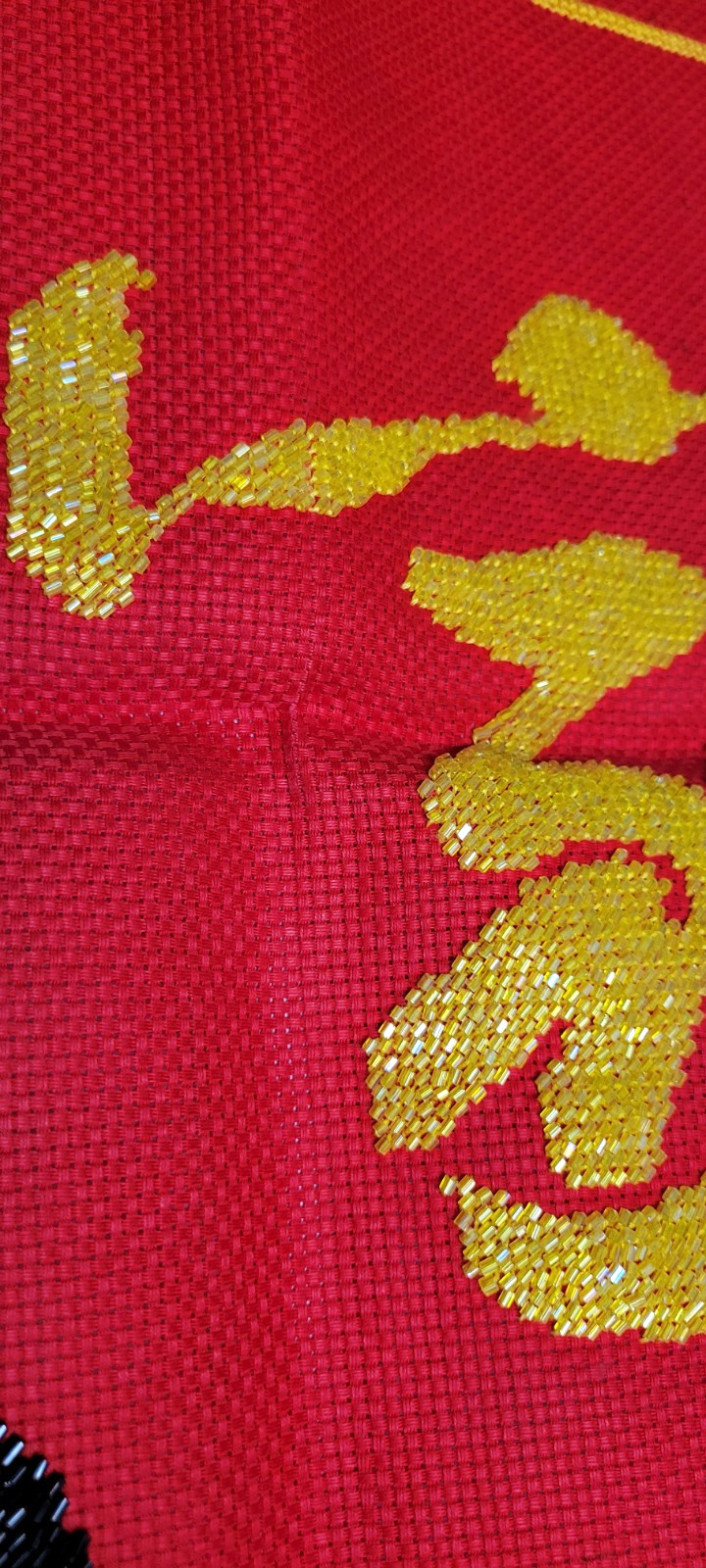 Chinese Japanese 2 Complete Cross Stitch Tapestry Floral Vase Fortune Happiness