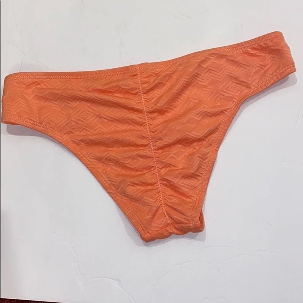 Hot Water Orange Rust Swim Bikini Brief Bottom M