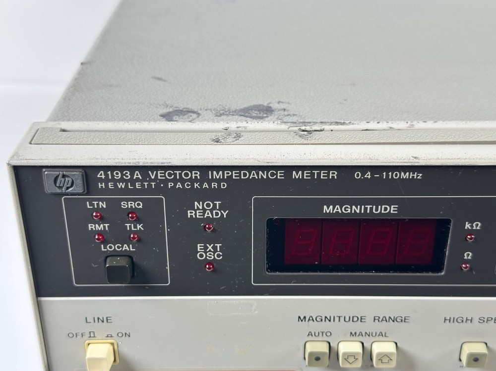 HP 4193A Vector Impedance Meter 0.4-110MHz