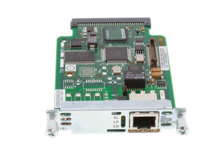 Genuine Cisco VWIC2-1MFT-T1/E1 Multiflex Trunk Voice WAN Interface Module Card
