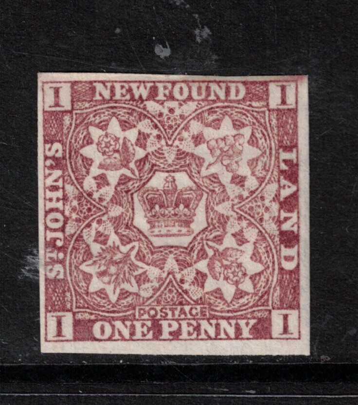 Newfoundland #5 Very Fine Mint Very Lightly Hinged (Appears Never Hinged)