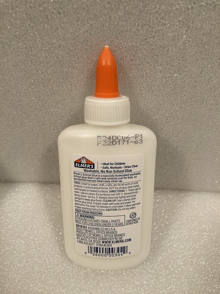 2 - ELMER’S SCHOOL GLUE BOTTLES 4oz