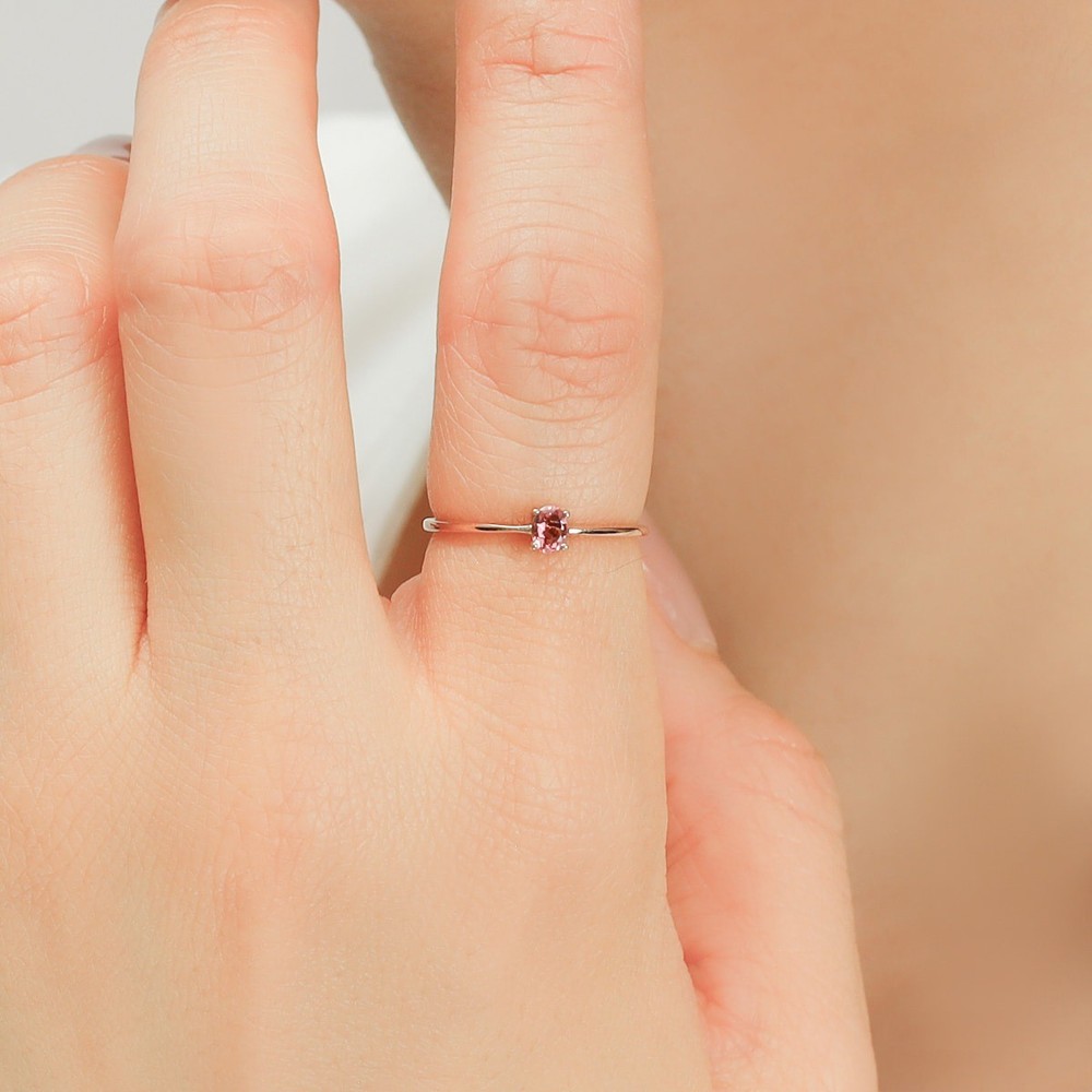 Pink Tourmaline Ring /c0022trpi