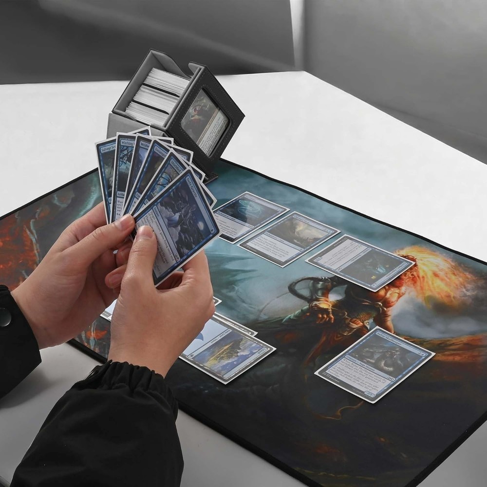 Portable MTG Deck Box with Protective Features - Designed for Card Enthusiasts