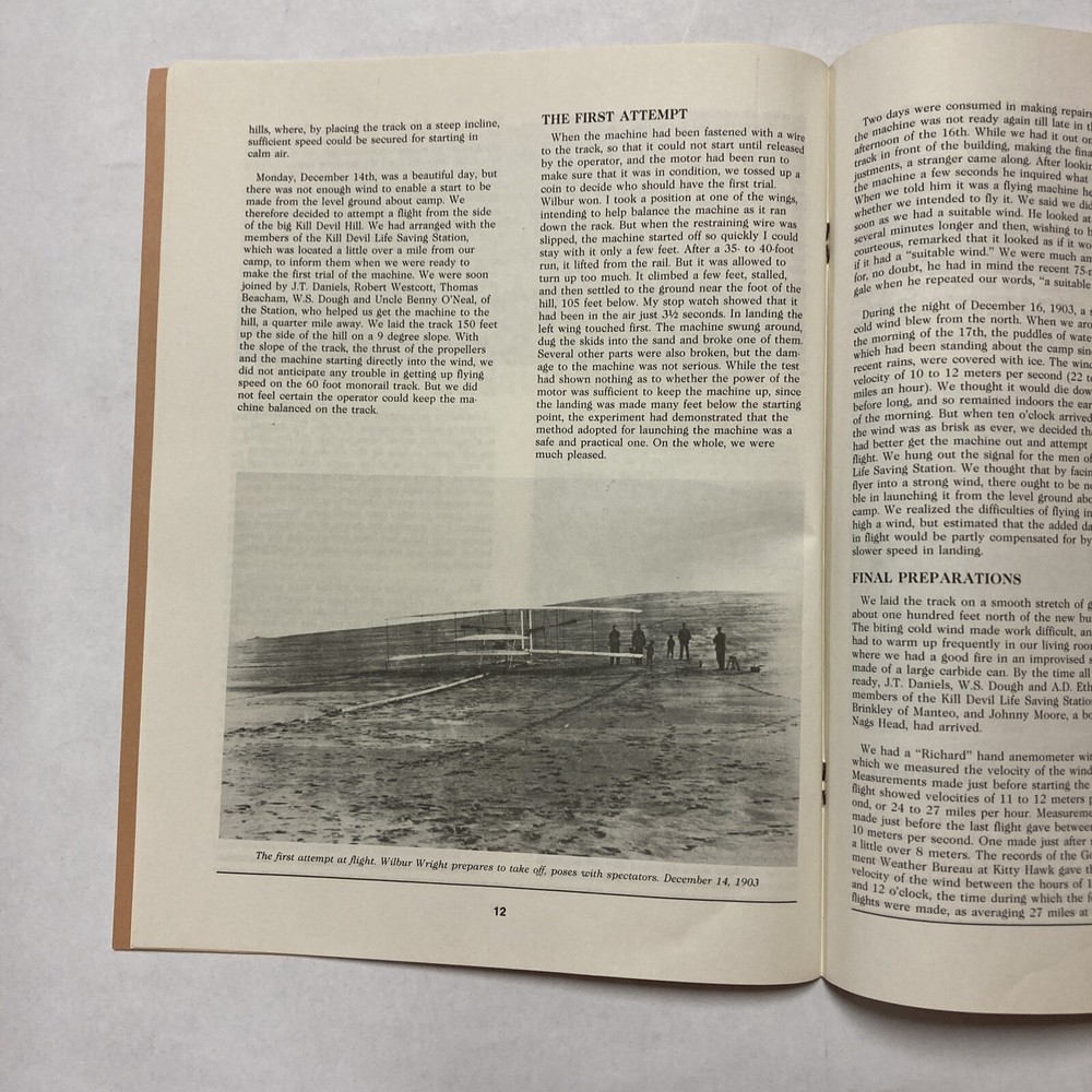 "How We Made The First Flight" by Orville Wright