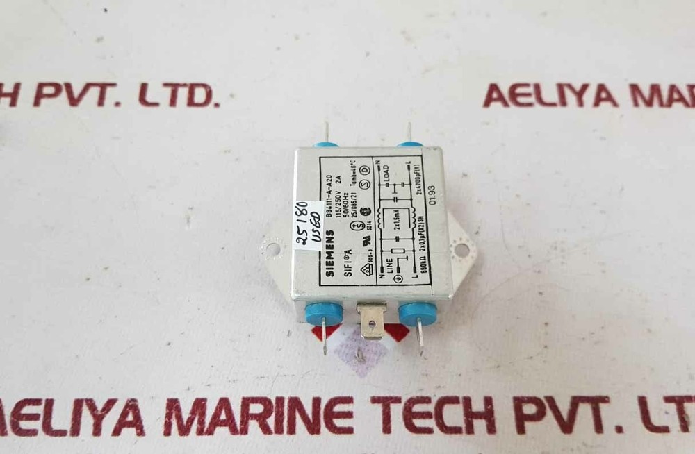 Siemens b84111-a-a20 power line filter