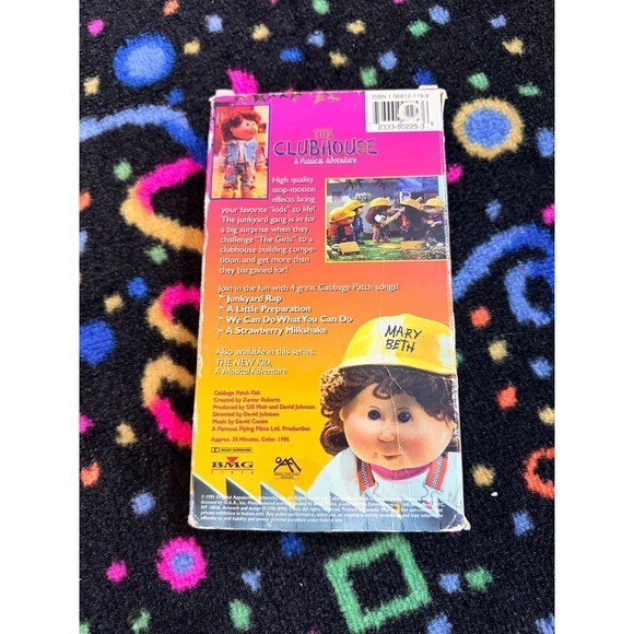 The cabbage patch clubhouse vhs