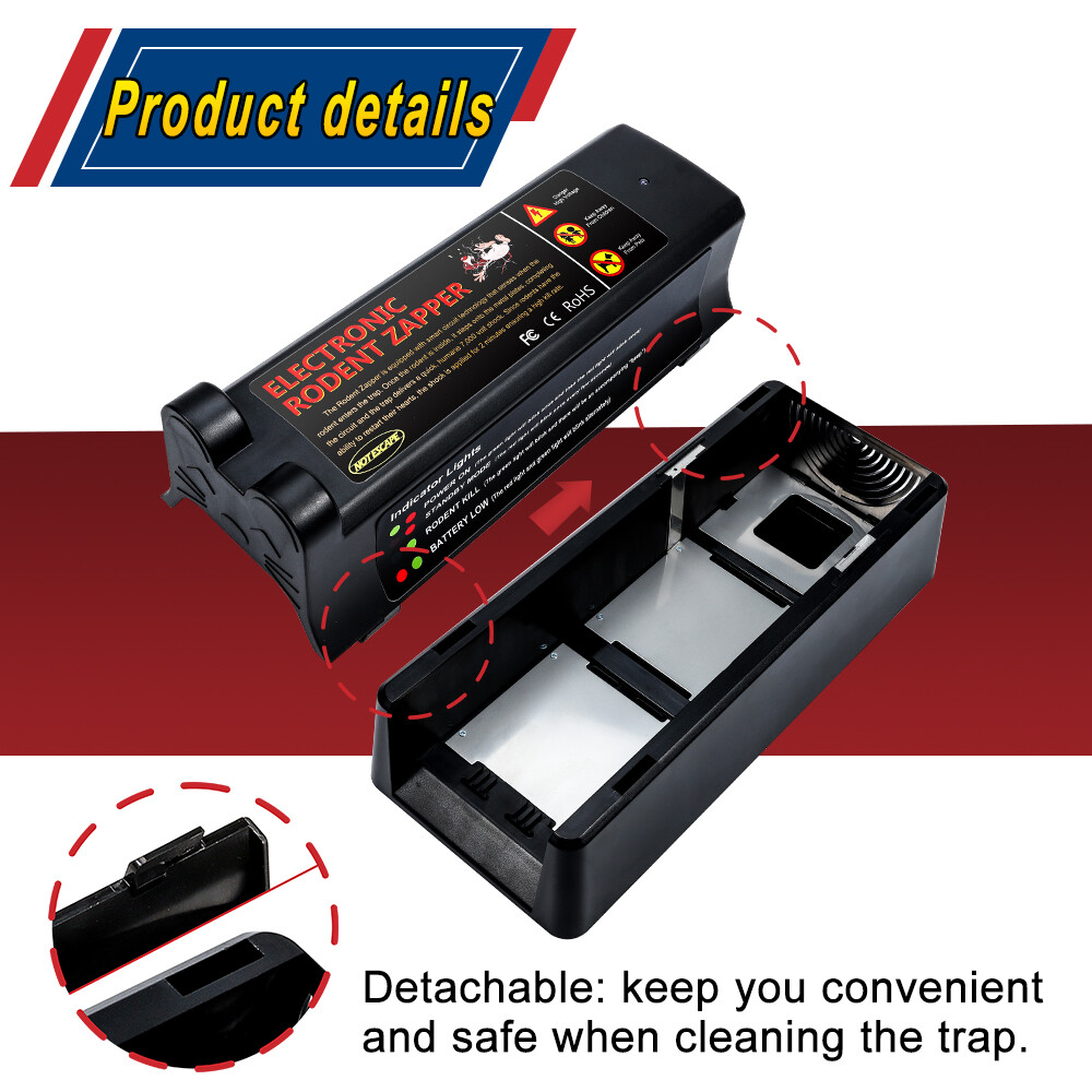 Electronic Mouse Trap Victor Control Rat Killer Pest Electric Rodent Zapper US