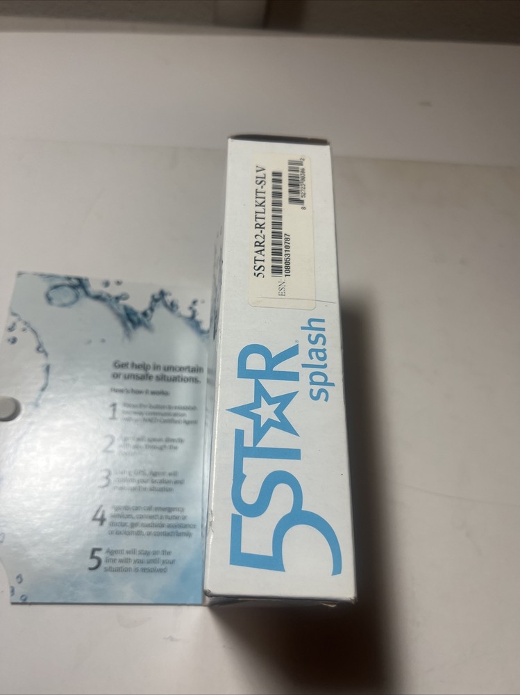 Splash 5Star Urgent Response Device Waterproof Great Call NEW Box