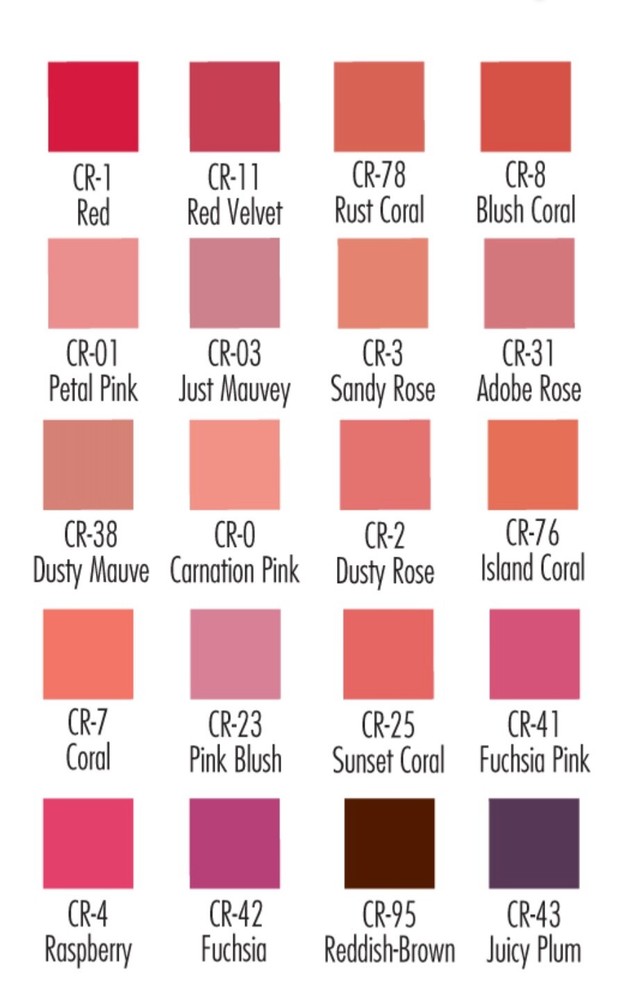 Ben Nye Creme Rouges CR Series