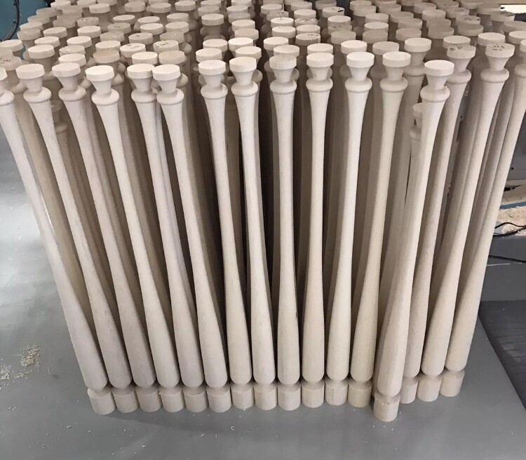 20 Pack - 33.5” CRAFT QUALITY Wood Blem Baseball Bats (FREE SHIPPING!)