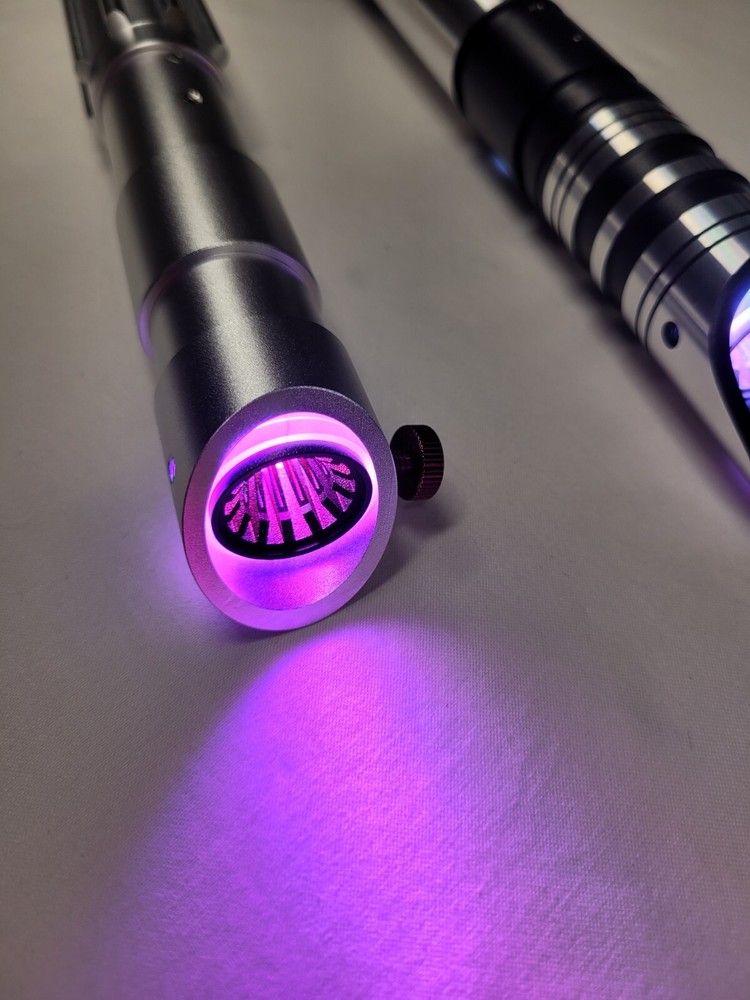 Lightsaber Blade Plug 1 Inch Black or Silver Light Saber Blade Plug Stud