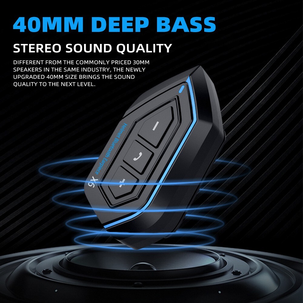 Motorcycle Helmet Headset Wireless Bluetooth Headphone Speaker Hands-Free