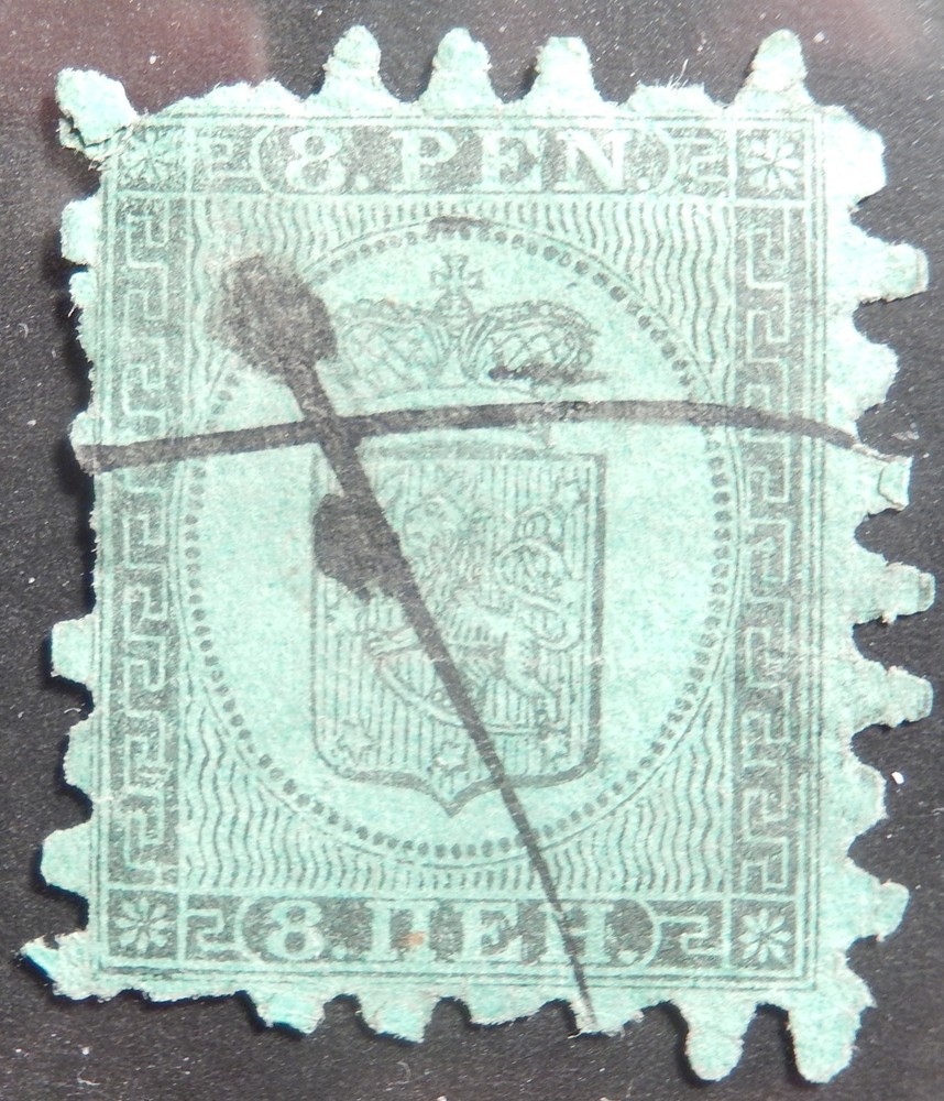 Finland Scott # 07, Used, Pen Cancel