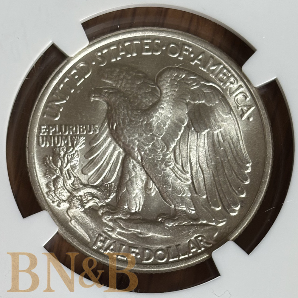 1945 Walking Liberty Half Dollar NGC ERROR SLAB