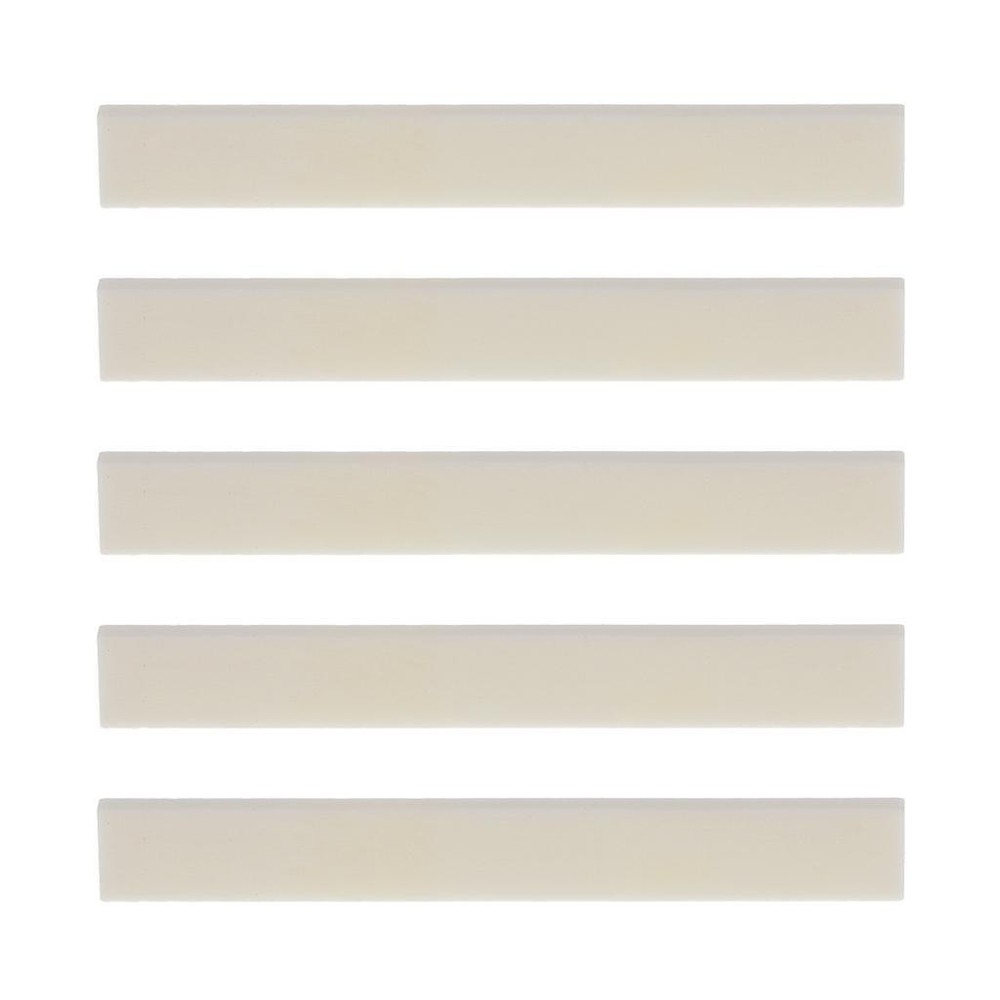 5pcs Saddle Unfinished for Handmade Guitar Replacement 80mm