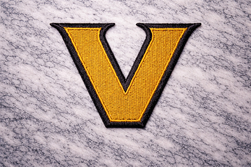 VANDERBILT COMMODORES LOGO  NCAA Embroidered Iron On Patch FREE SHIP & TRACKING