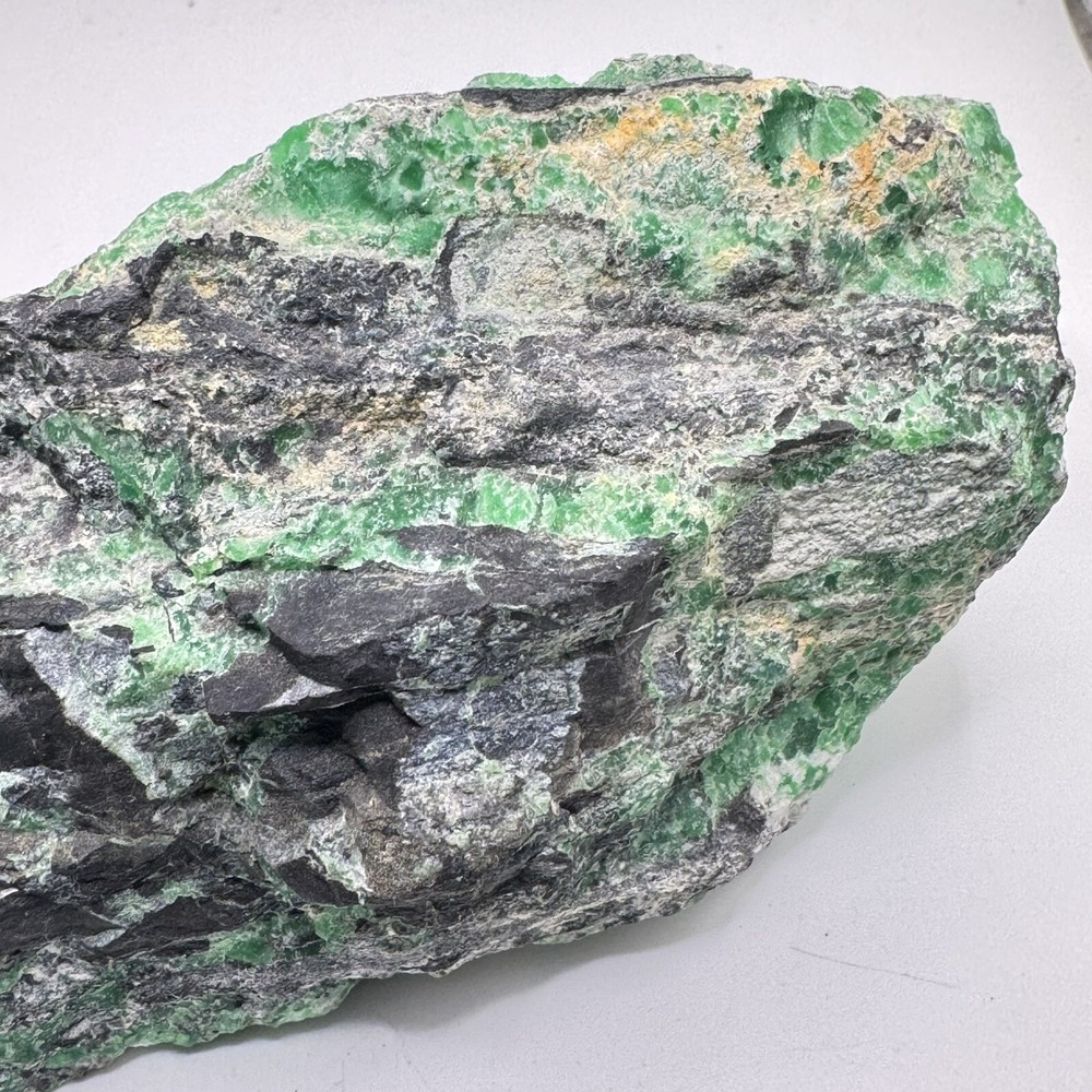 Natural Emerald Rose Variscite Semi Translucent Emerald Green AAA Grade RAREST