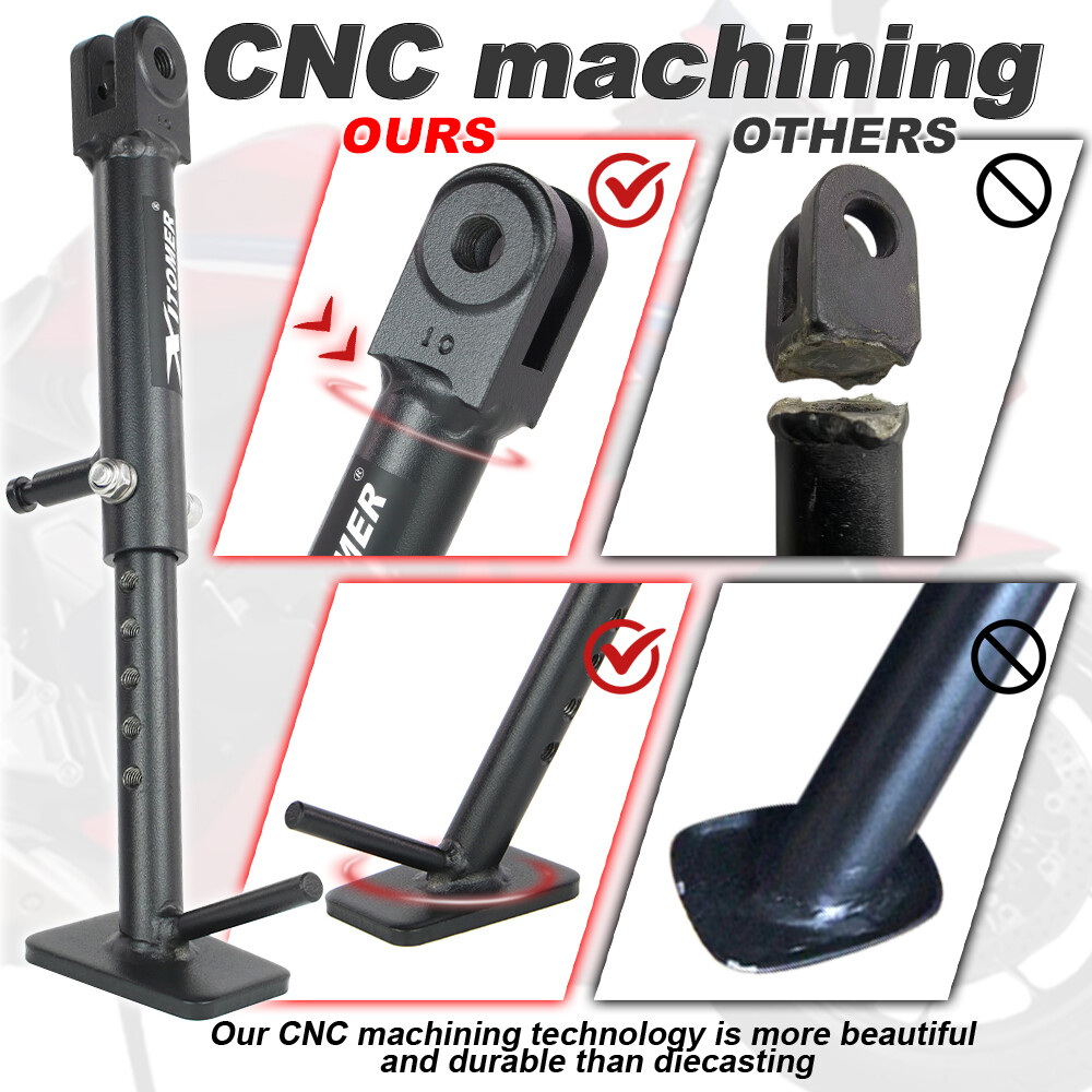 Adjustable Kick Stand Bracket Fit For Honda CBR650R 2019-2024 CB650R 2019-2025