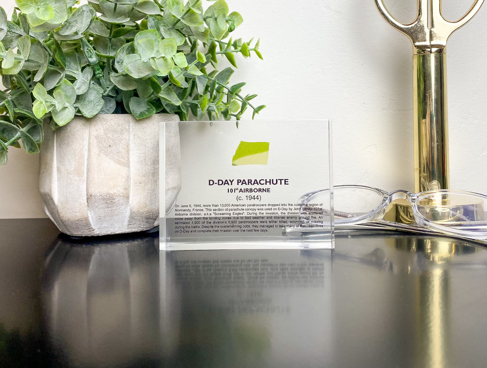 D-Day Parachute Artifact Display