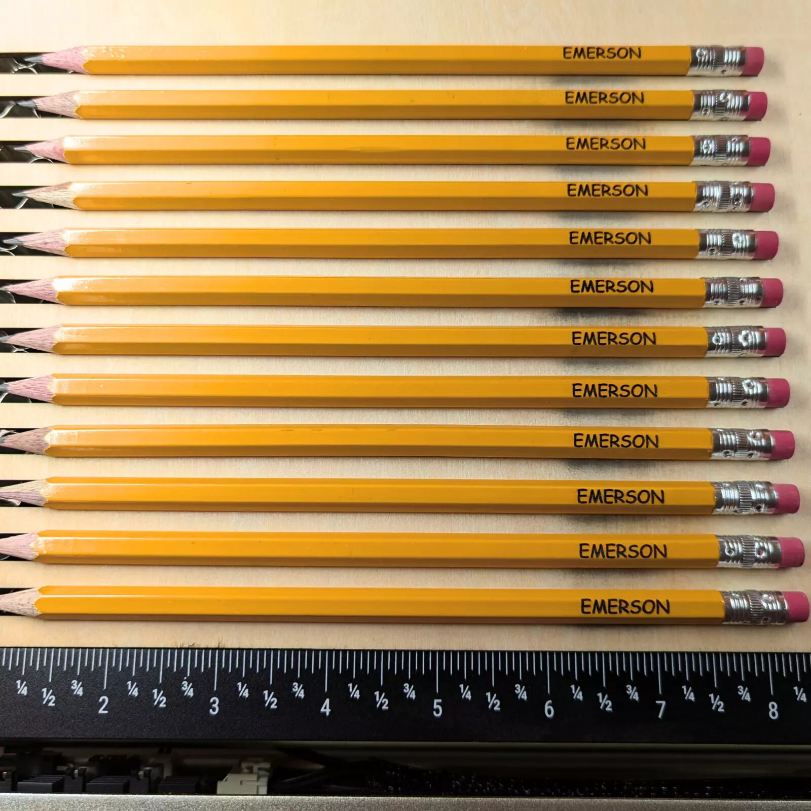 Custom Pencil Engraved Bulk Personalized Business School Teacher Gift