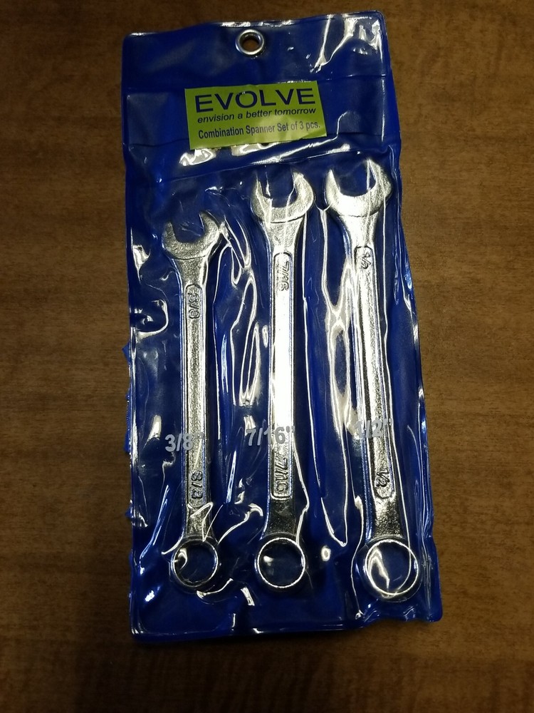 Evolve 3 pc. Combination Wrench Set SAE