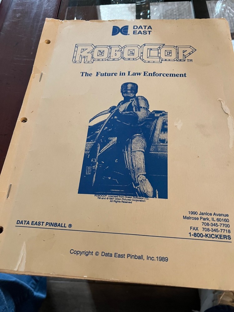 Robo Cop Pinball Manual