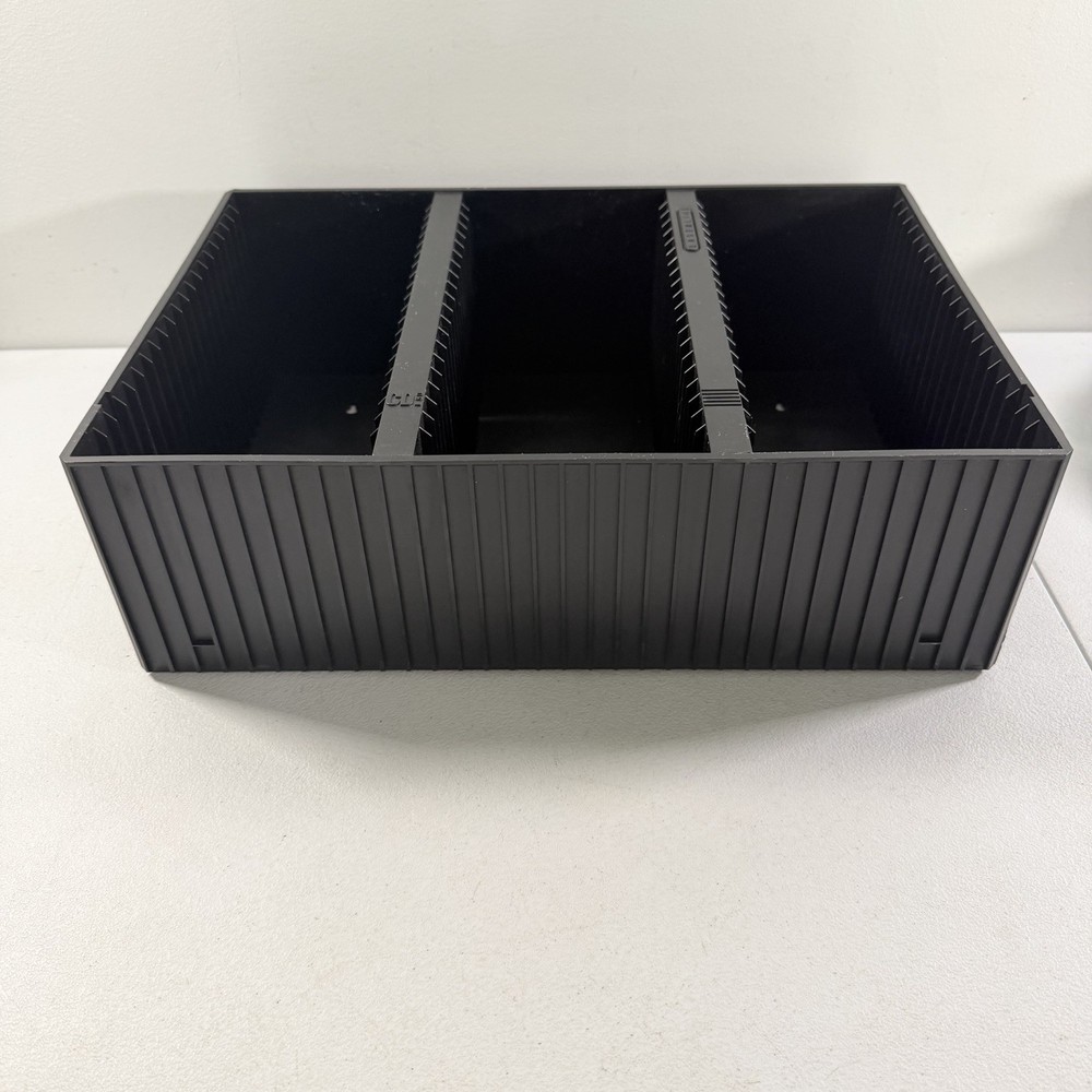 Laserline CD60 Storage Rack Wall Mount Black Hard Plastic 60 CD Holder