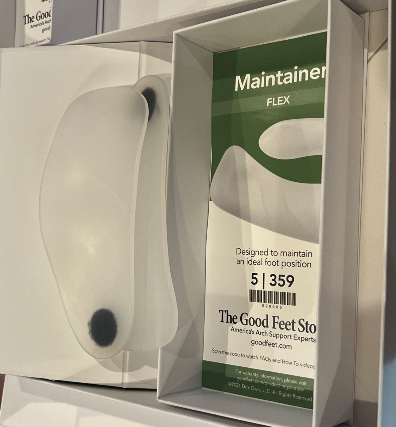 The Good Feet Store 3-Step System In Box Missing Strengtheners 259 359