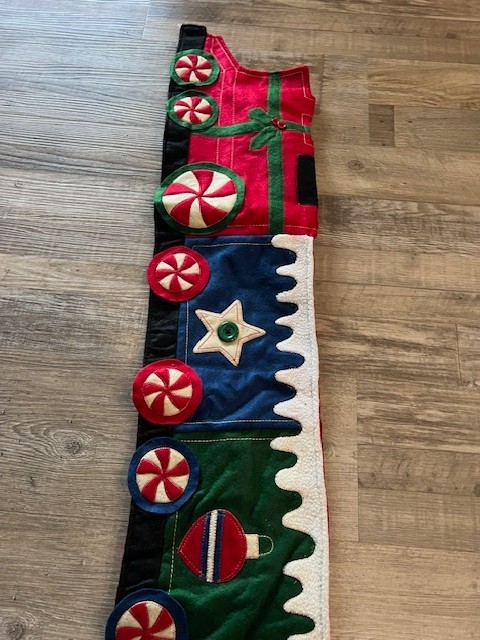 Christmas Train Table Runner 69.5 Inches