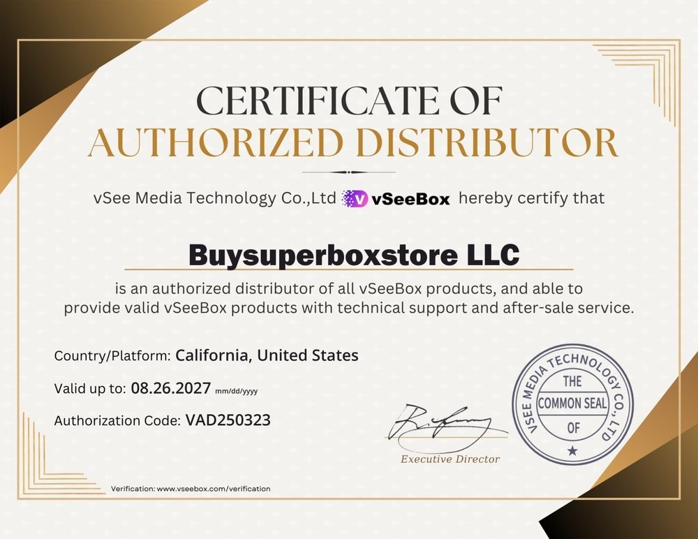 Vsee Elite Mini Android TV Box | Authorized Distributor | Same Day Shipping