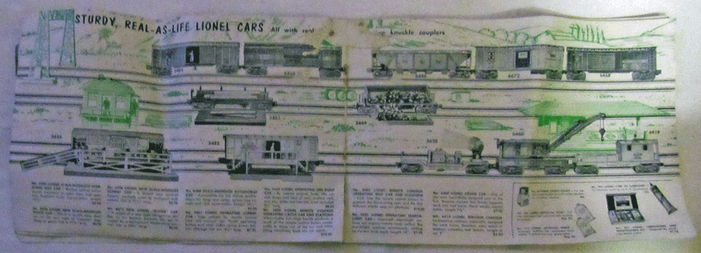 1954 LIONEL TRAIN CATALOG