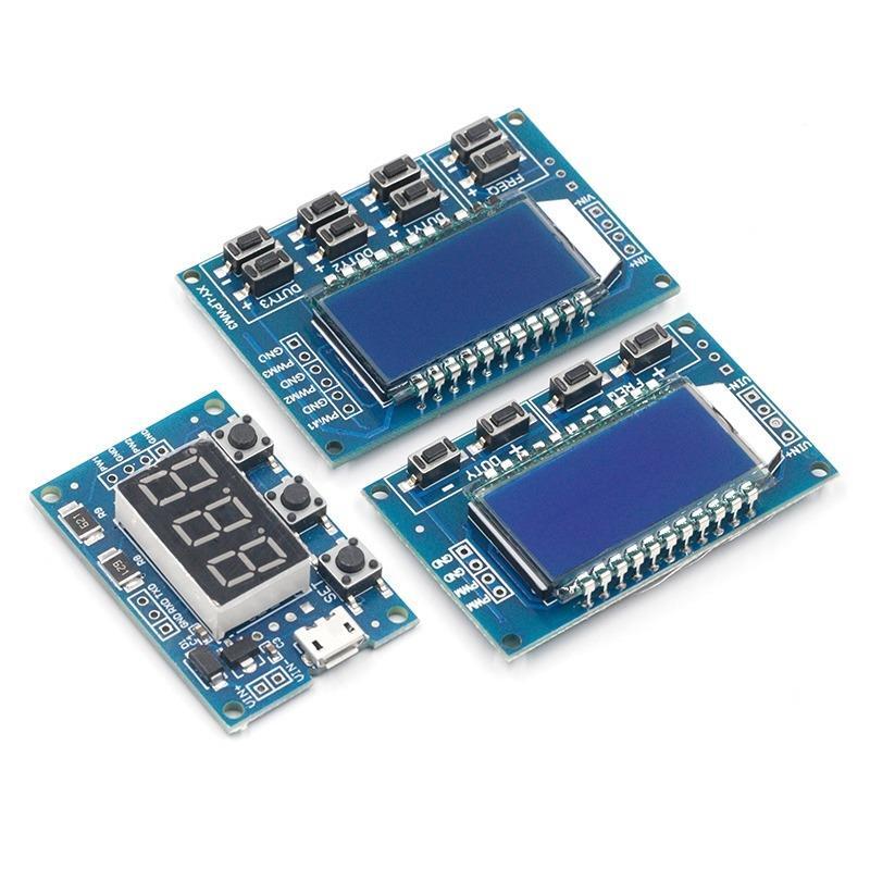 Signal Generator Module PWM Adjustable LCD Display Frequency 1Hz-150Khz Board