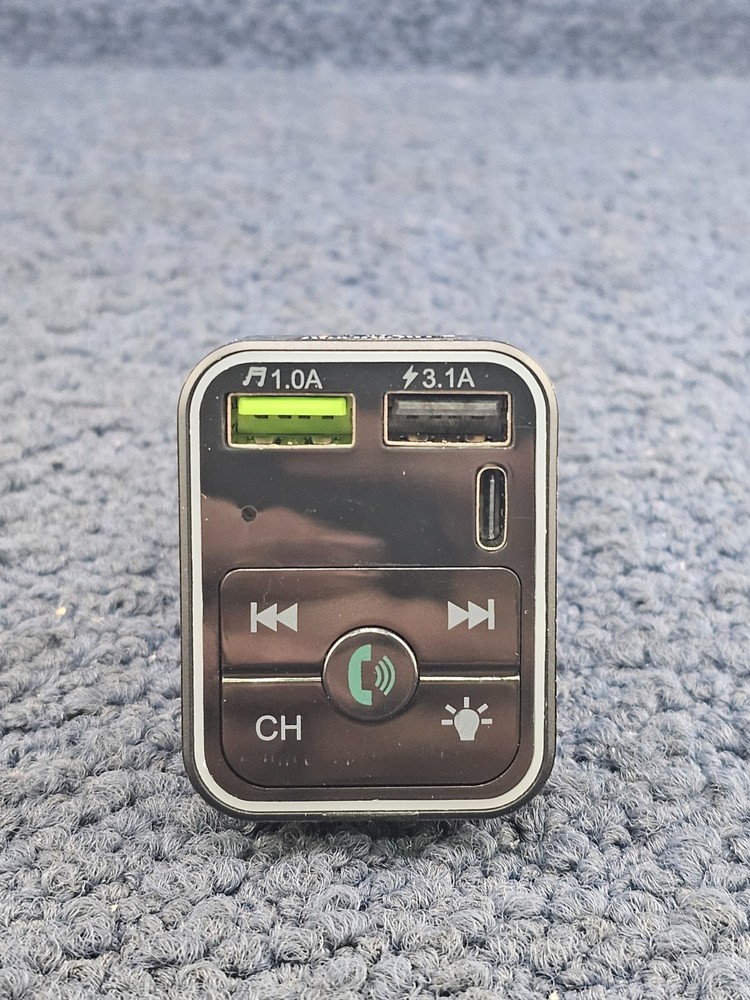 ArmorAll AHF9-1013-BLK Bluetooth FM Transmitter With Type-C + 2 USB