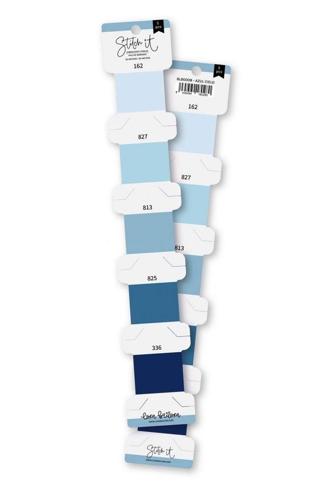 Lora Bailora Stitch It BLB0008 Embroidery Thread Sky Blue