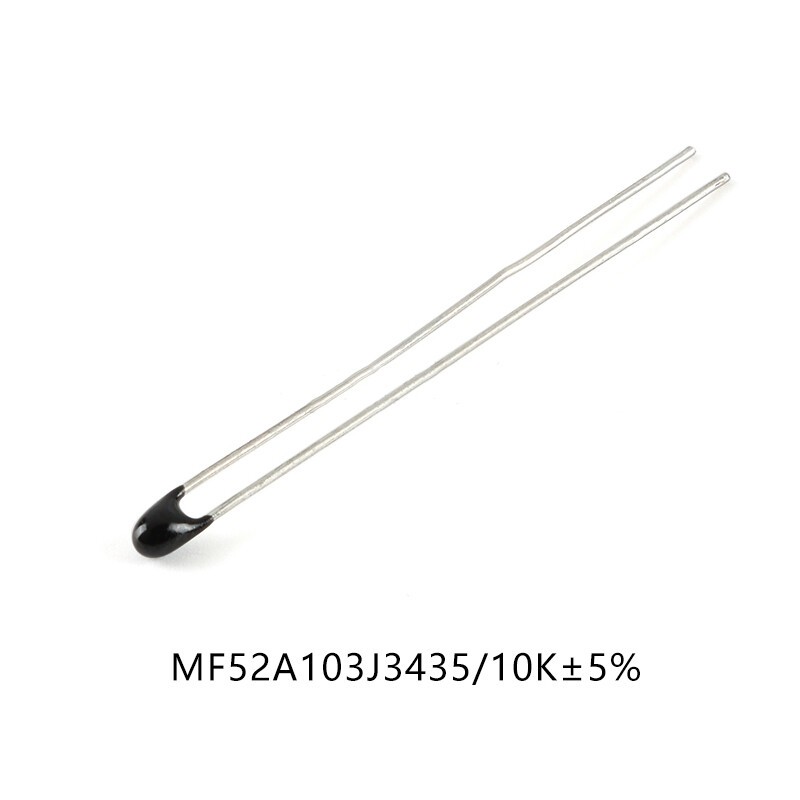 25pcs 10k OHM NTC MF52AT 3950 Thermistor Resistor NTC-MF52AT MF52 10K + -5% USA