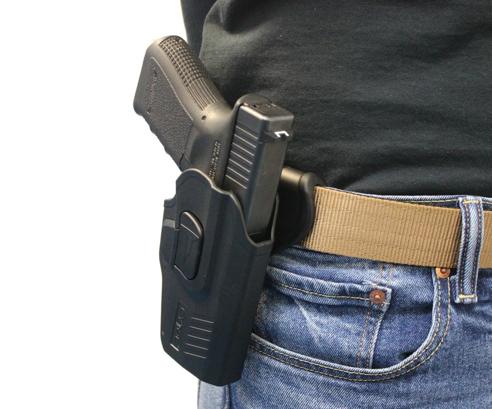 Taurus G3C/G2C/PT111 G2 Level 2 OWB Paddle Holster w Quick Release Button