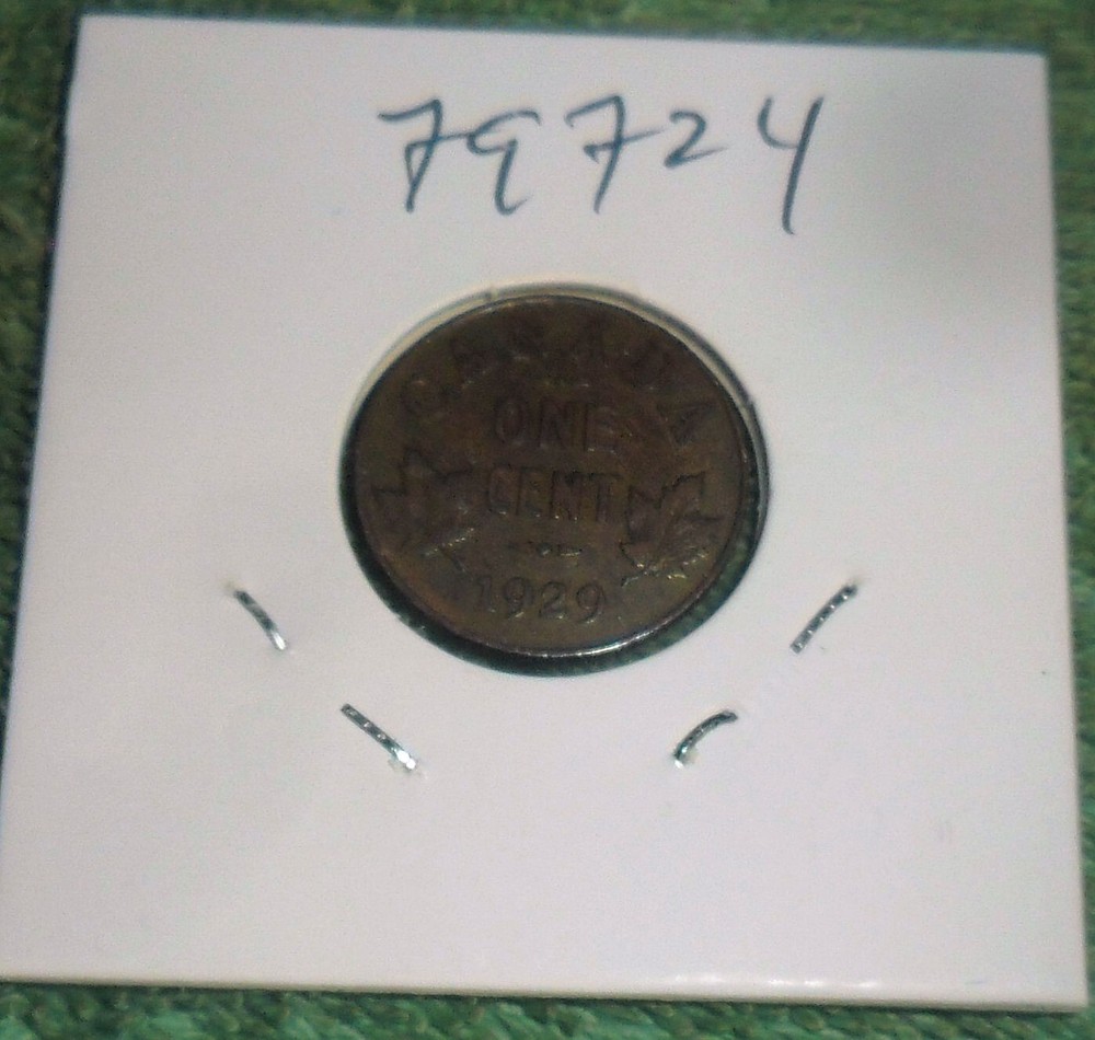 JB RFM 79724 Canada 1929 1 Cent XF Condition