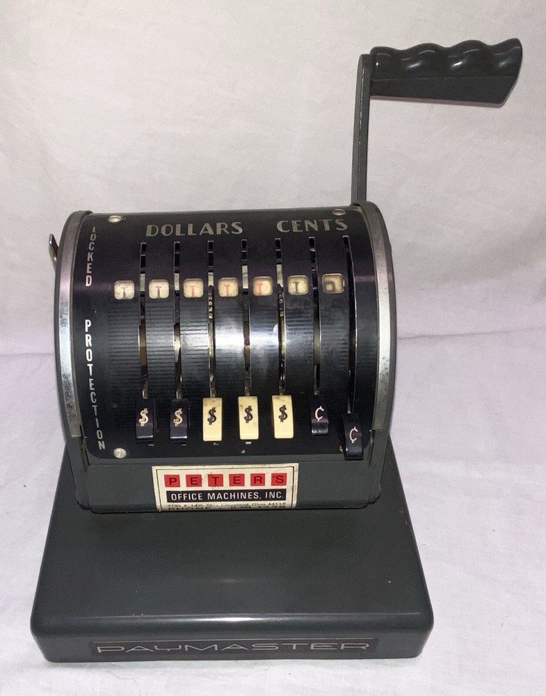 Vintage Paymaster X-550 Check Printer