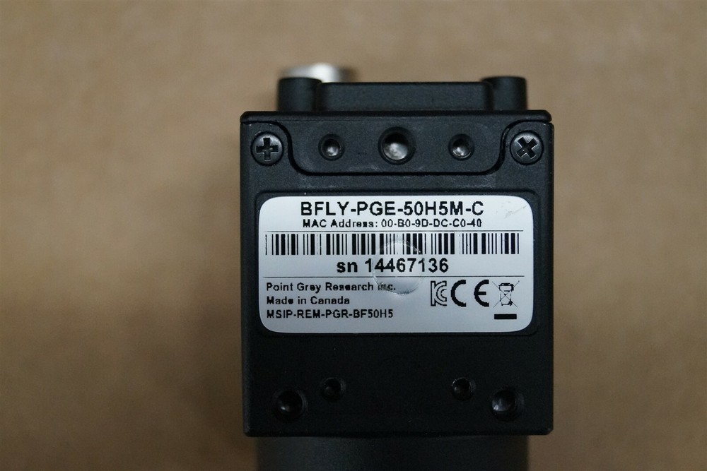 Point Grey Blackfly Machine Vision Camera BFLY-PGE-50H5M-C with Cable