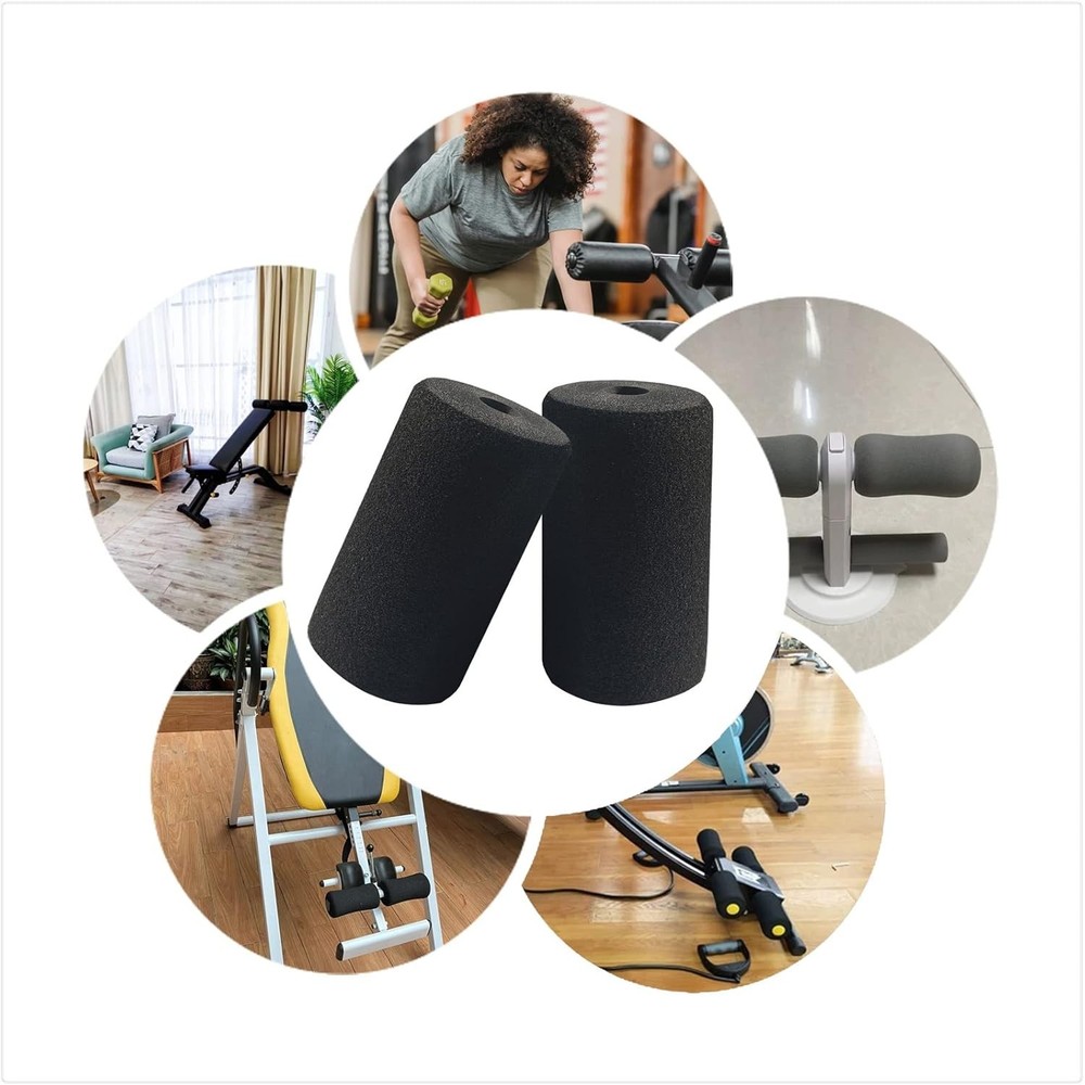 Comfortable Foam Pad Rollers for Inversion Tables and Weight Benches - 2 Pcs